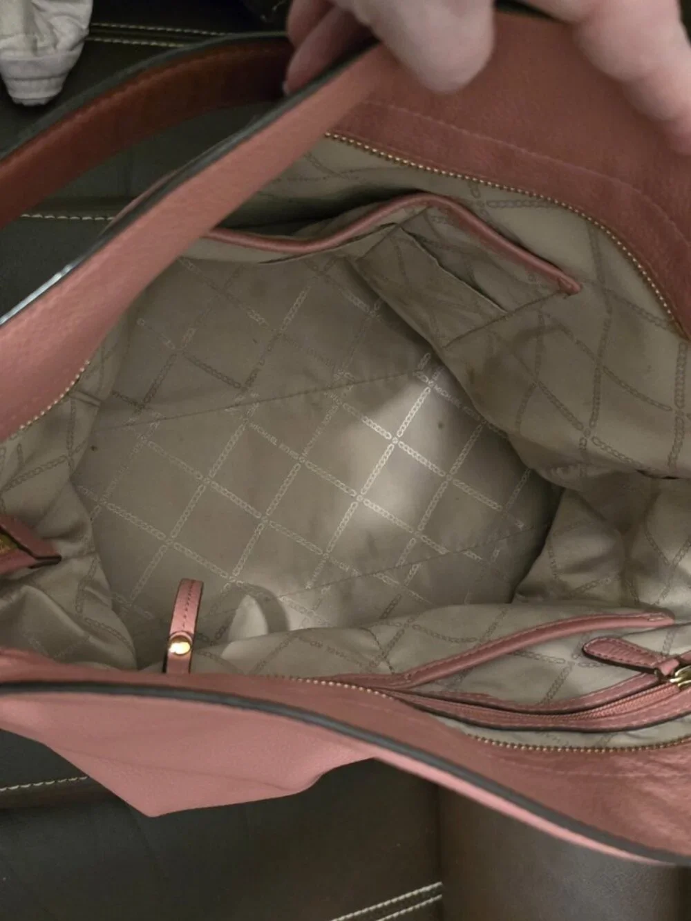Michael Kors Evie hobo and matching wallet